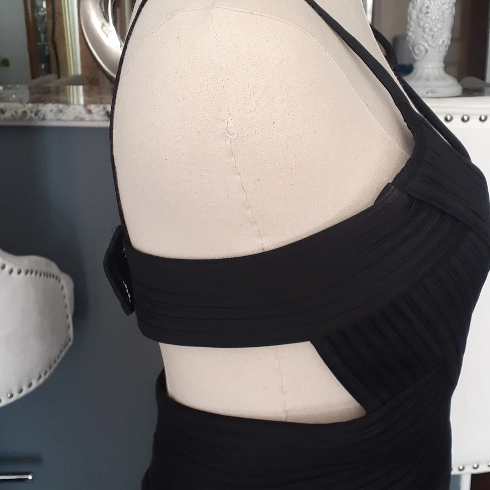 Alta Moda couture black dress size 8 - Picture 6 of 17